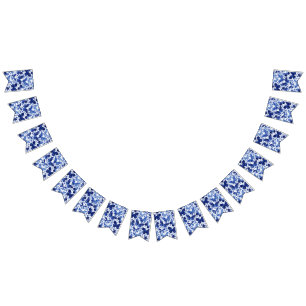 Banderines Azul de agua de mariposas