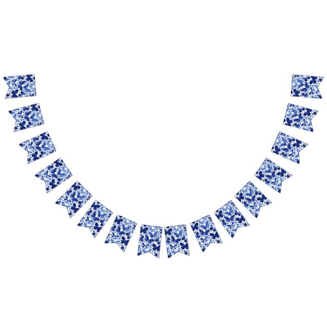 Banderines Azul de agua de mariposas (Todo)