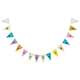 Banderines Baby Dino Birthday Banners