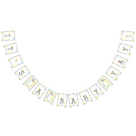 Banderines Baby Shower Beach Ball, Banner Swallowtail