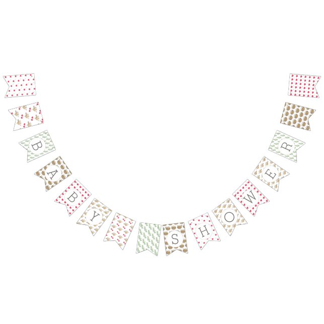 Banderines Baby Shower Birds (Todo)