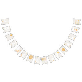 Banderines Baby Shower de los gemelos Watercolor Goose Wildfl