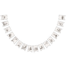 Banderines Baby Shower de Woodland Animals