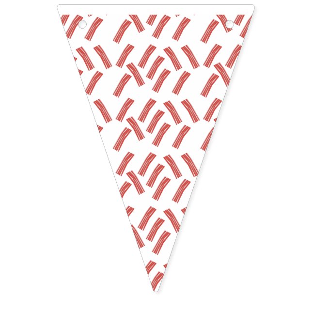 Banderines Bacon Fiesta Todo Lo Que Se Puede Comer Cumpleaños (Primera bandera)