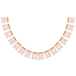 Banderines Ballerina Tutu Chica Pink Gold Party Decour