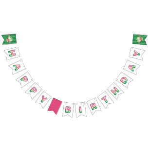 Banderines Balón de Relieve metalizado: Feliz cumpleaños a Me