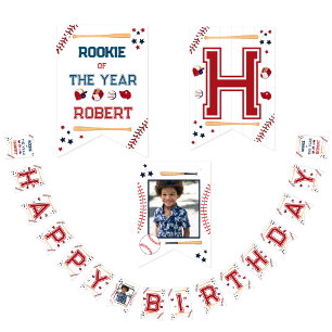 Banderines Baloncesto de cumpleaños feliz