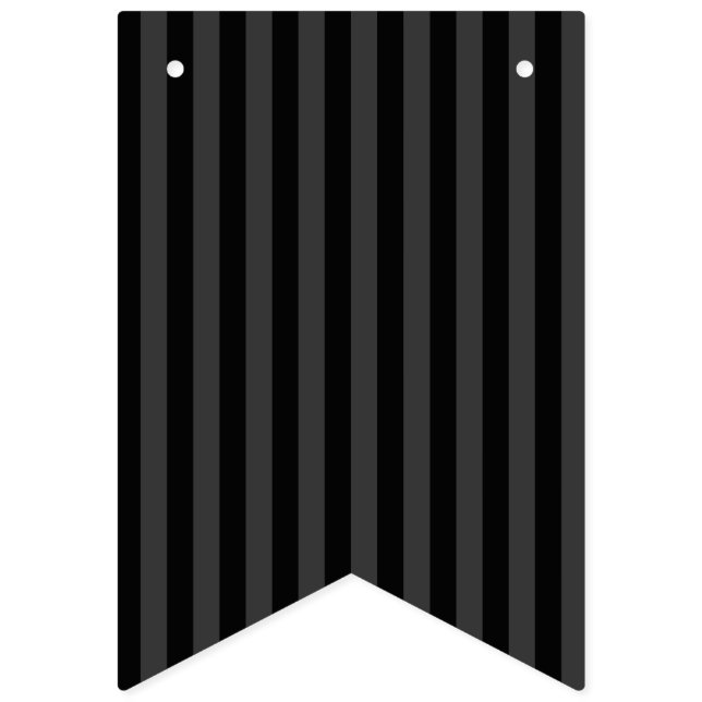 Banderines Bandas verticales Elagnat Black & Smoky Black (Primera bandera)