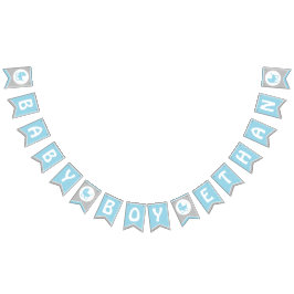 Banderines Bandera/banner de Baby Shower para bebé