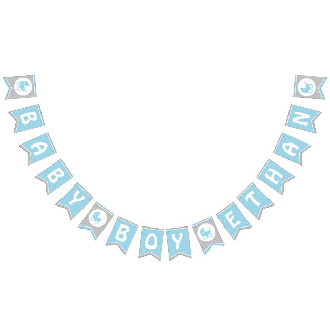 Banderines Bandera/banner de Baby Shower para bebé (Todo)