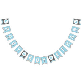 Banderines Bandera/banner de Baby Shower para bebé