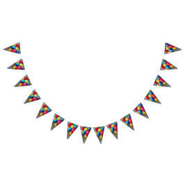 Banderines Banderín de cumpleaños género neutral con globos c