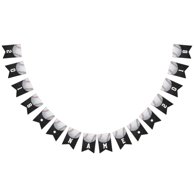 Banderines Banderín de fiesta temática de béisbol 04of12 (Todo)