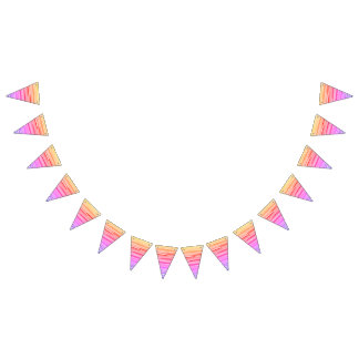 Banderines Banderole à fanions Summer Party