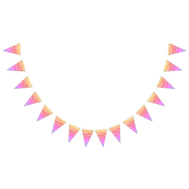 Banderines Banderole à fanions Summer Party (Todo)