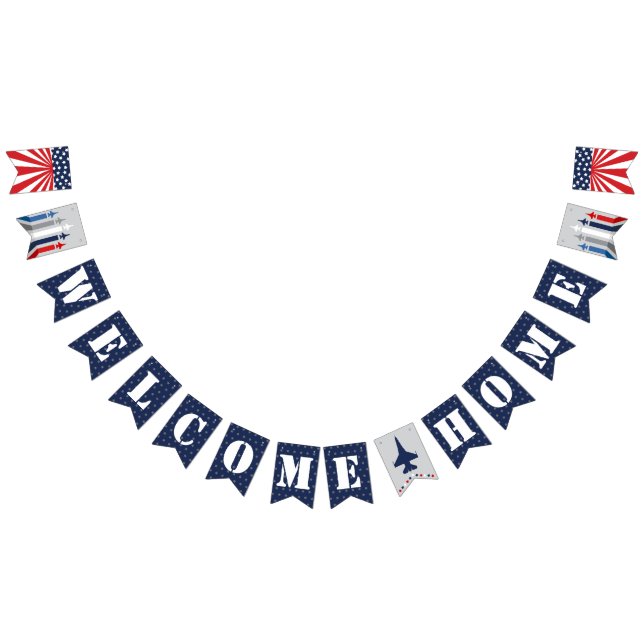 Banderines Bañera Jet de la Fuerza Aérea de Bienvenida (Todo)