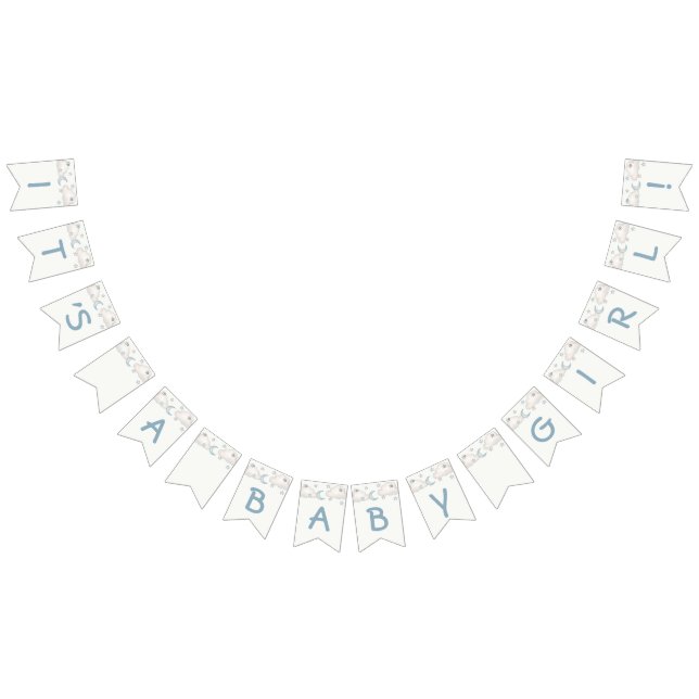 Banderines Banner de agrupamiento de Baby Shower Mint Turquoi (Todo)