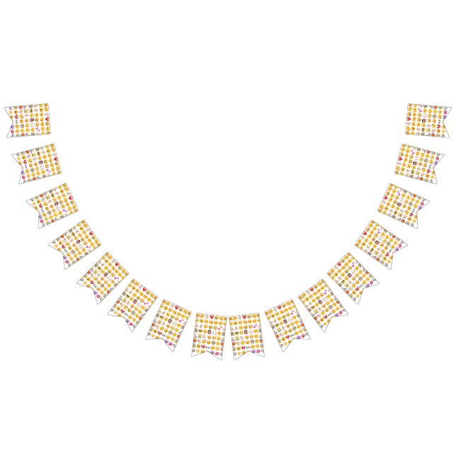 Banderines banner de agrupamiento de fiesta de emoji (Todo)