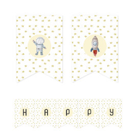 Banderines Banner de agrupamiento de fiestas con temática esp