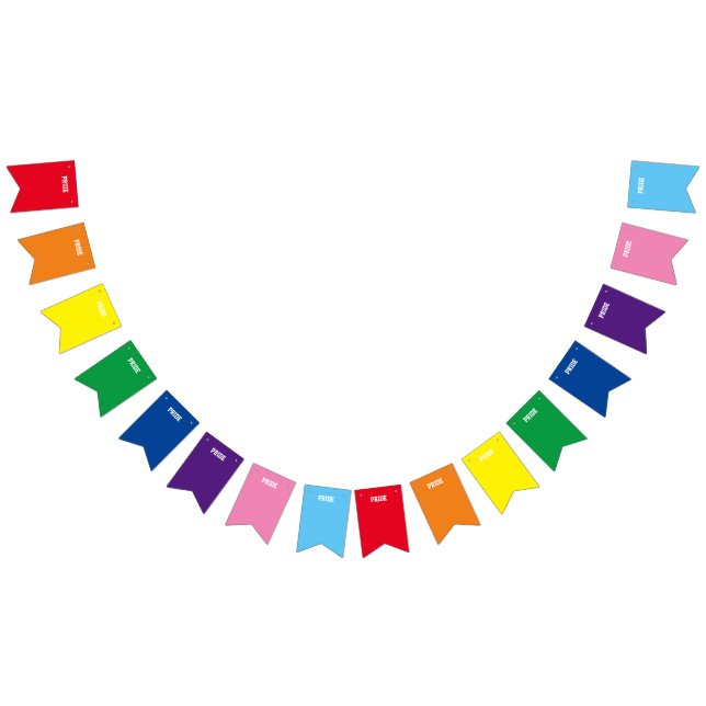 Banderines Banner de agrupamiento ORGULLO GAY LGBTQ (Todo)