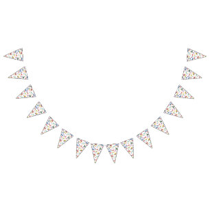 Banderines Banner de amarre blanco