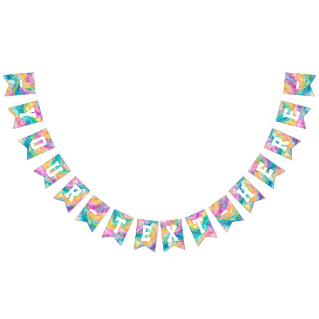 Banderines Banner de arcoiris y oro (Todo)