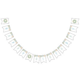 Banderines Banner de banner de banner de cumpleaños feliz de