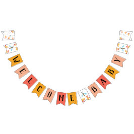 Banderines Banner de bienvenida de Baby Bee Baby Shower Bunti