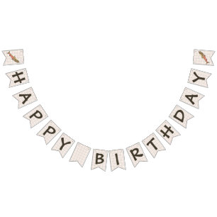 Banderines Banner de Bungalding - Salmón chino en rebanada