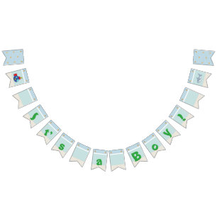 Banderines Banner de Bunting Bath Time Fories