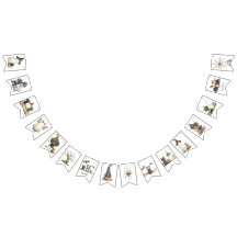 Banner de Bunting Cute Halloween