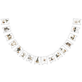 Banderines Banner de Bunting Cute Halloween