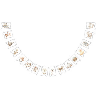 Banderines Banner de Bunting de Baby Shower neutro