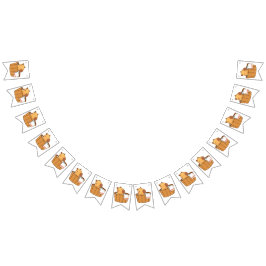 Banderines Banner de Bunting de Capybara | Fiesta con tema an