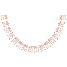 Banner de Bunting de cumpleaños con arco iris