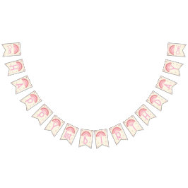 Banderines Banner de Bunting de cumpleaños con arco iris