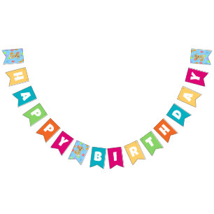 Banderines Banner de Bunting de Little Lion