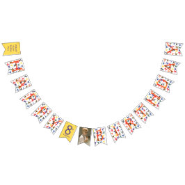 Banderines Banner de bunting de los niños Karate Fiesta Feliz