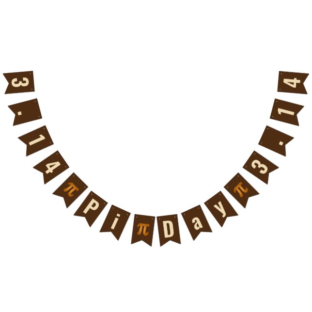 Banderines Banner De Bunting De Pi Day 3.14 (Todo)