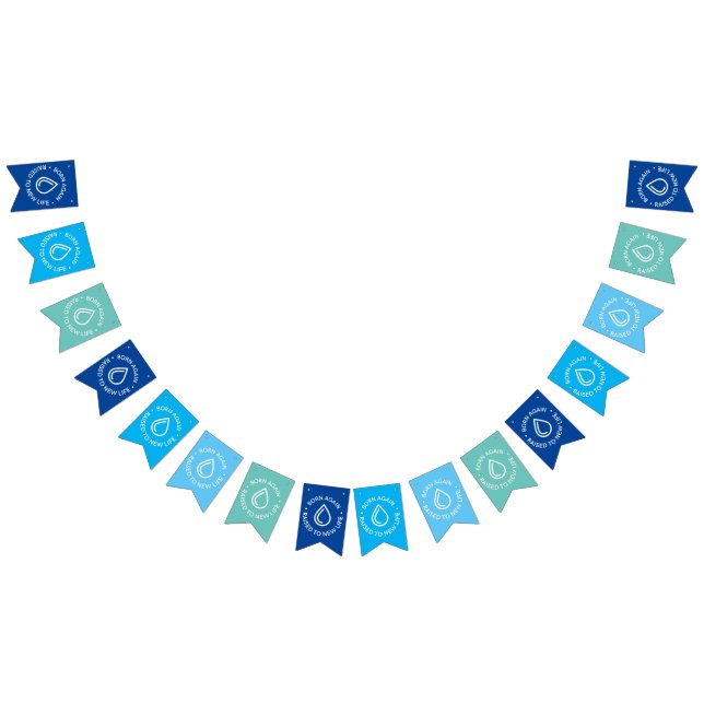 Banderines Banner de Bunting del bautismo de nuevo nacido (Todo)