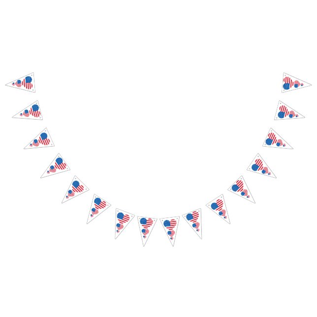 Banderines Banner de Bunting del Fiesta de triángulo de bande (Todo)