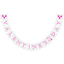 Banderines Banner de Bunting - El día de San Valentín