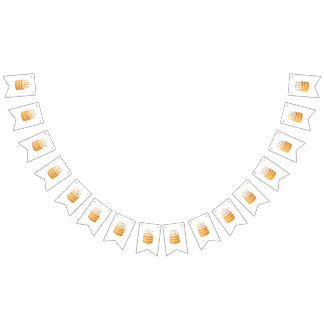 Banderines Banner de Bunting fiesta con una foto de un cumple