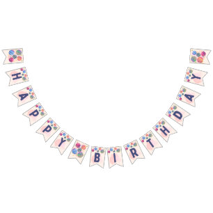 Banderines Banner de Bunting Fiesta de cola Swallowtail perso
