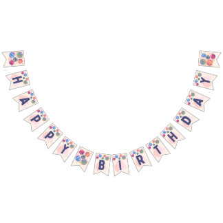 Banderines Banner de Bunting Fiesta de cola Swallowtail perso