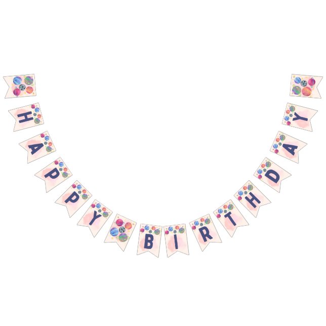 Banderines Banner de Bunting Fiesta de cola Swallowtail perso (Todo)