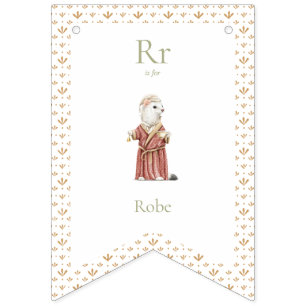 Banderines Banner de Bunting N-Z