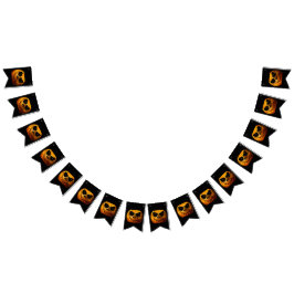 Banderines Banner de Bunting Party Halloween