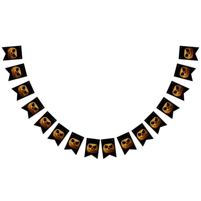 Banderines Banner de Bunting Party Halloween (Todo)