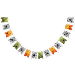 Banderines Banner de Bunting Party Halloween